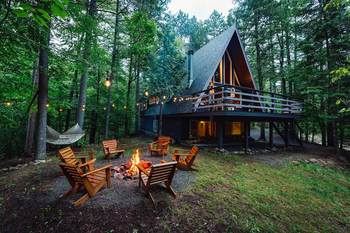 The Good Chalet A-frame in Jay, New York, United States